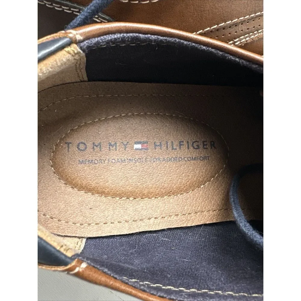 TOMMY HILFIGER Urban Oxford‎ Shoes Men's Size US 9 M Dark Natural
